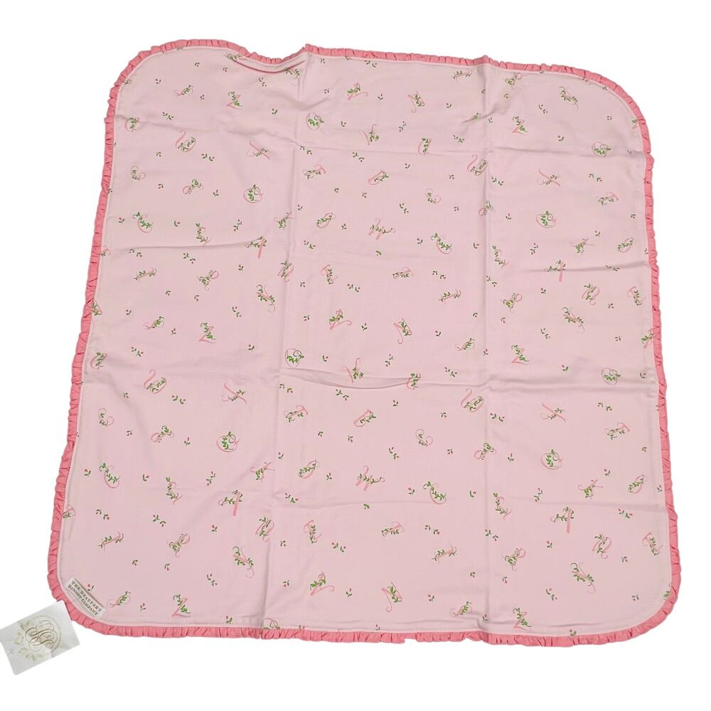 NWT TBBC OS Baby Buggy Blanket in Linden Hall Letters